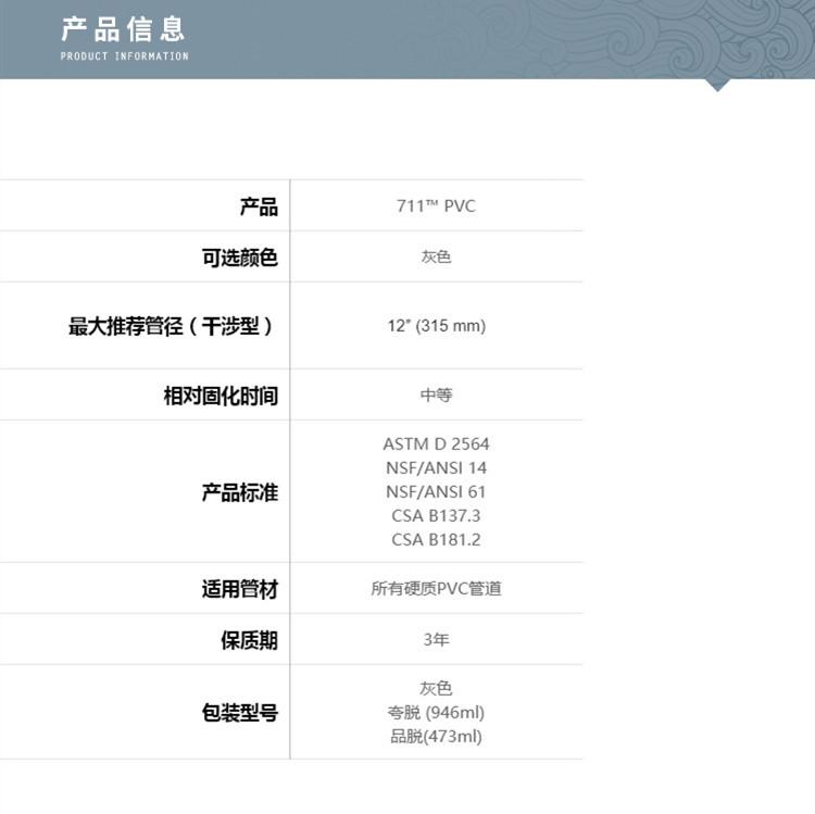 IPS711膠水 UPVC專(zhuān)用膠水 711管道粘接劑(圖1) IPS711膠水 UPVC專(zhuān)用膠水 711管道粘接劑(圖1)